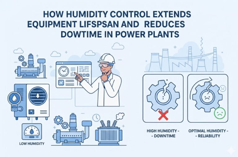 How Humidity Control Extends Equipment Lifespan and Reduces Downtime in Power Plants